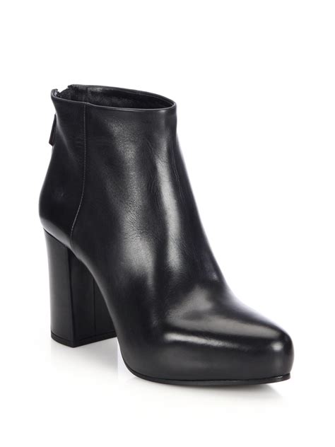 prada black strappy heels|prada block heel bootie.